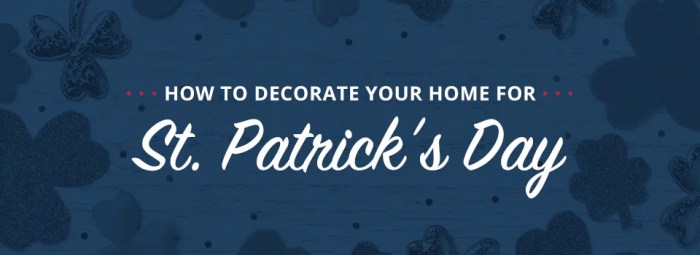 When to start decorating for st patricks day