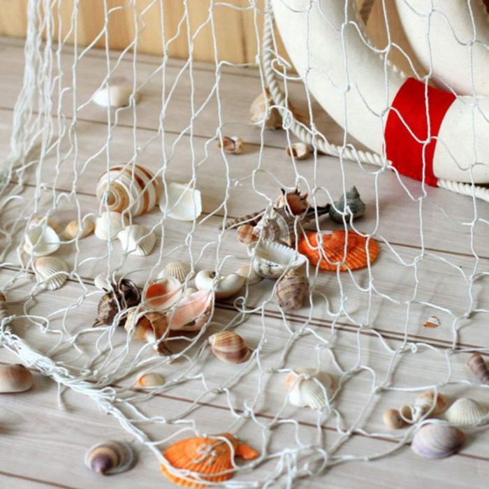 How to make a fishing net decoration