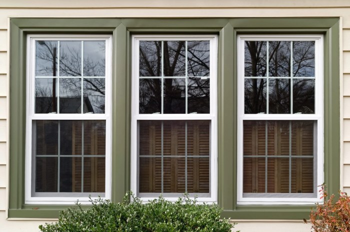 How to decorate around exterior windows