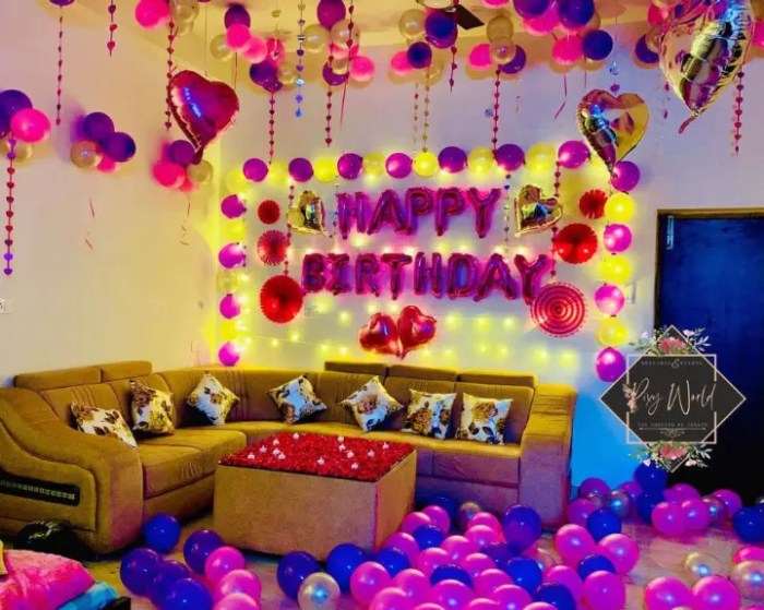 How to decorate a dorm room for birthday