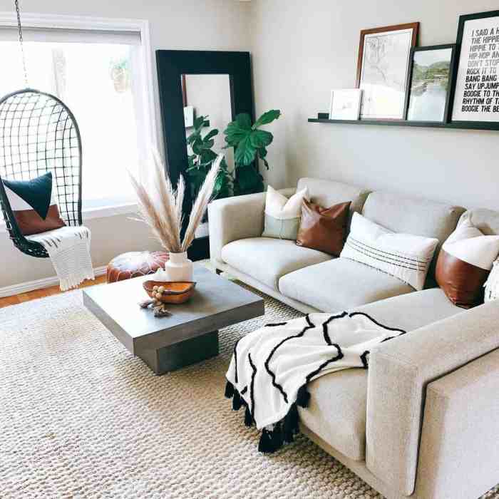 How to decorate around a carpet living room