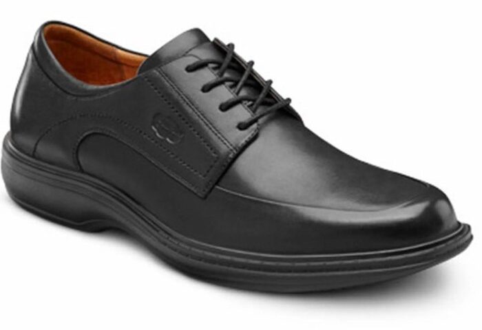 Mens wide dress shoes black