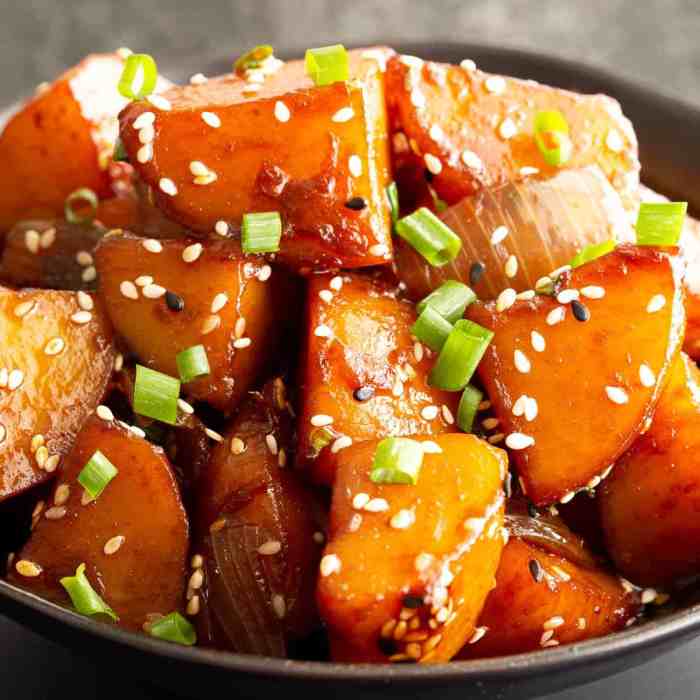 How to cook korean style potatoes