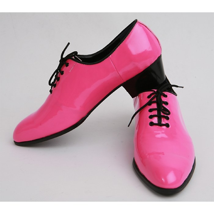 Mens dress shoes pink