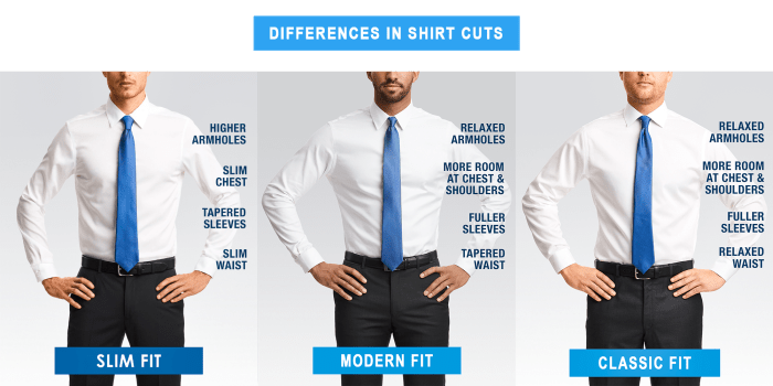 Men's slim dress shirt